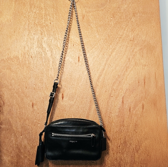 Coach 2013 Legacy Leather Flight Crossbody Bag-Black - Picture 3 of 16